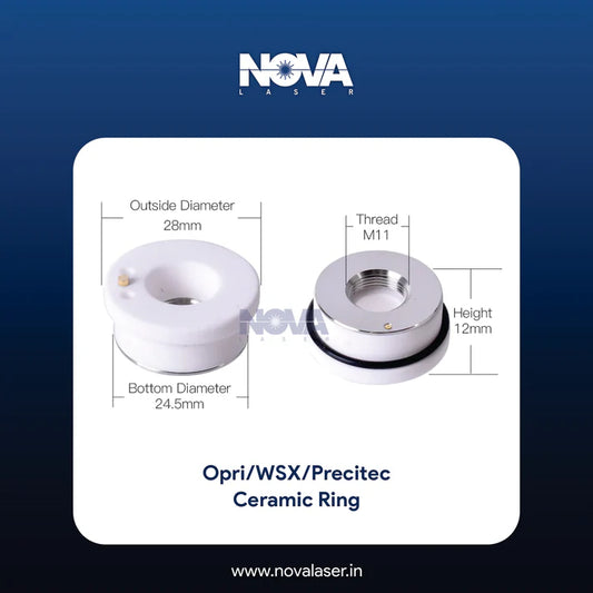 Ceramic Ring for Opri/WSX/Precitec | Dia:28