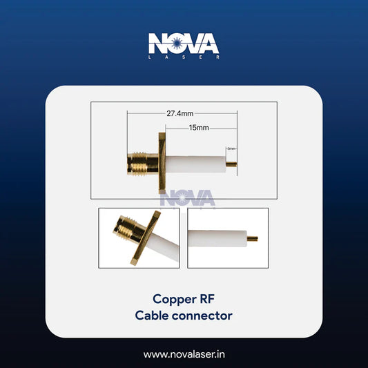 RF Cable or Sensor Cable Connector (Copper)