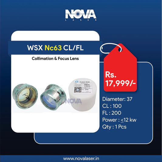 WSX NC63 - Collimation Lens & Focus Lens With Assembly